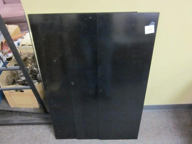 (3) miscellaneous pieces of black g...