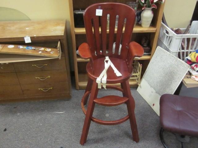 Wooden Graco highchair. &nbsp...