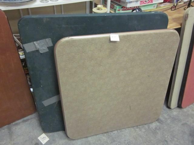 Pair of card tables....