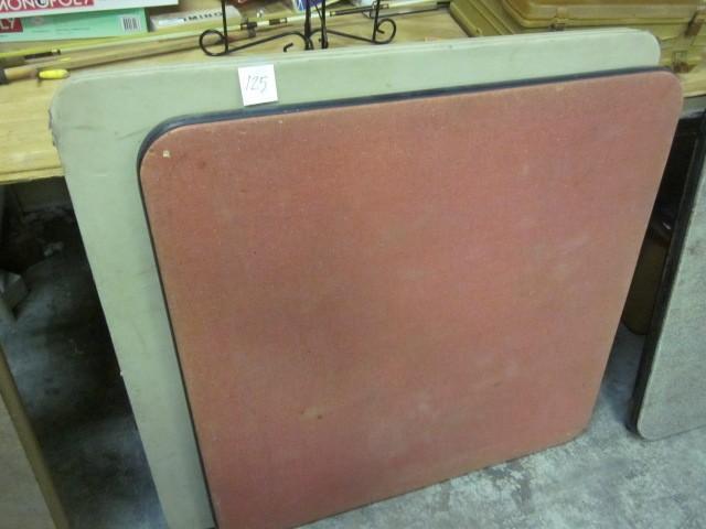 Pair of card tables....