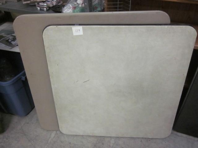 Pair of card tables....