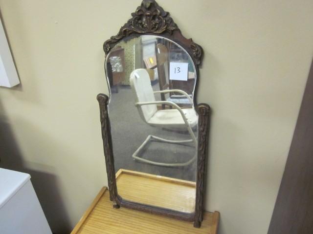 Antique wooden bronze gilded 28 in....