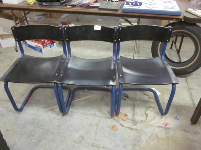 Lot of (3) European style metal and...