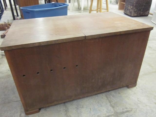 Old wooden box, that was maybe once...