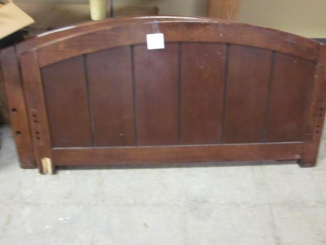 Twin wood head and foot board, with...