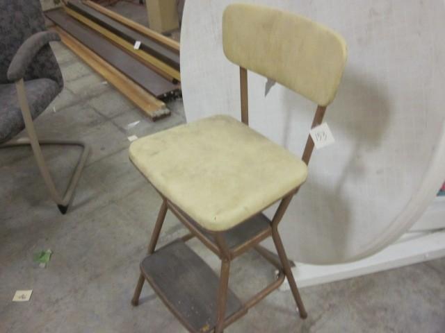 Vintage Cosco&nbspstep stool and h...