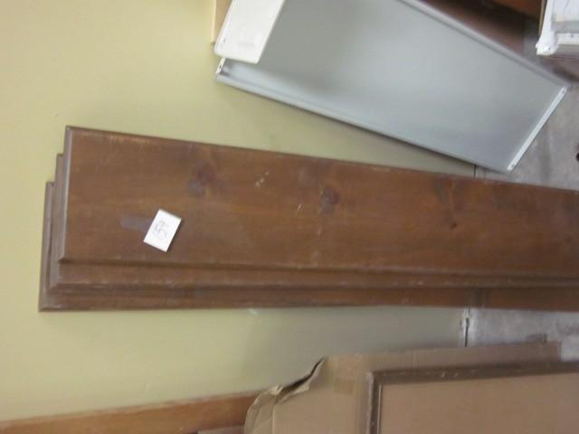 Lot of (4) wood shelves....