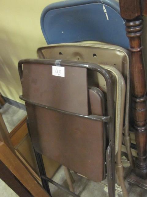 Lot of (4) card table chairs....