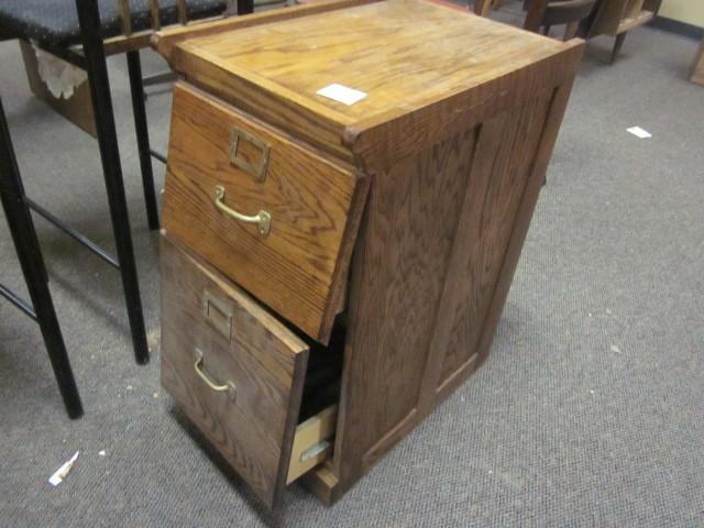 Solid oak Wood Smith file cabinet, ...