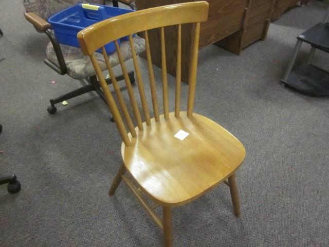 Solid maple wood chair....