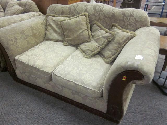 Love seat sofa, needs legs, matches...