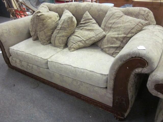 Sofa, matches lot #45, needs legs, ...
