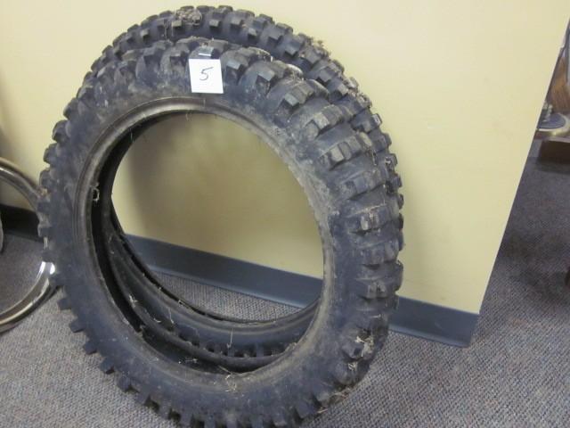 Pair of Kanda&nbspdirt bike tires,...