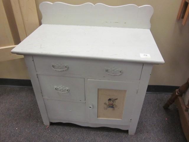 31 in. x 36 in. solid wood antique ...