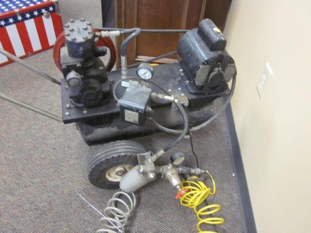 General Electric air compressor wit...