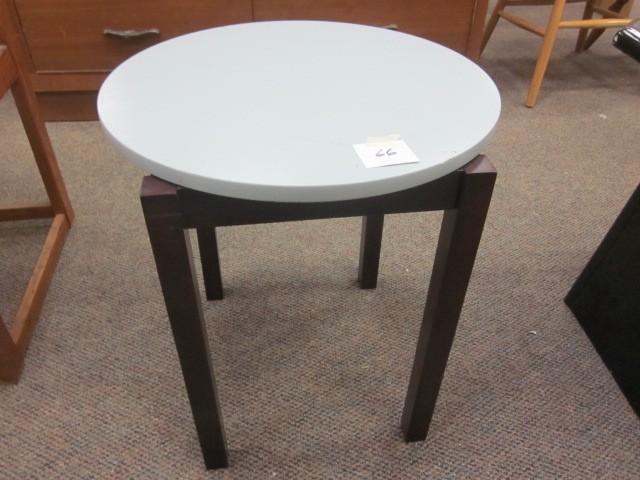 18 in. round side table....