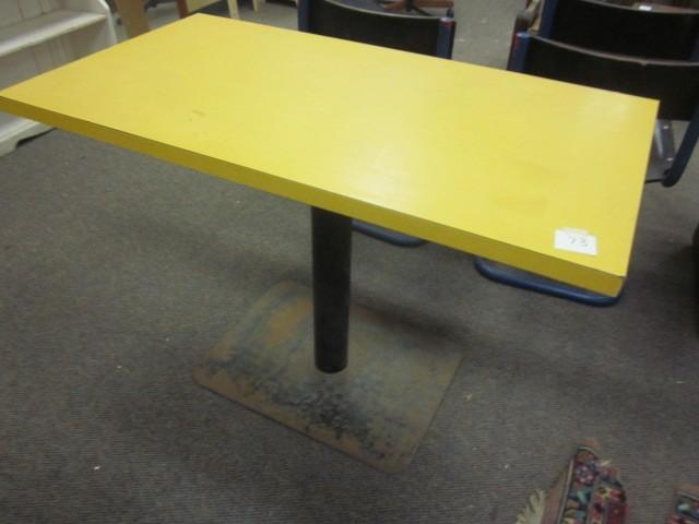 Vintage 44 in. x 24 in. yellow form...