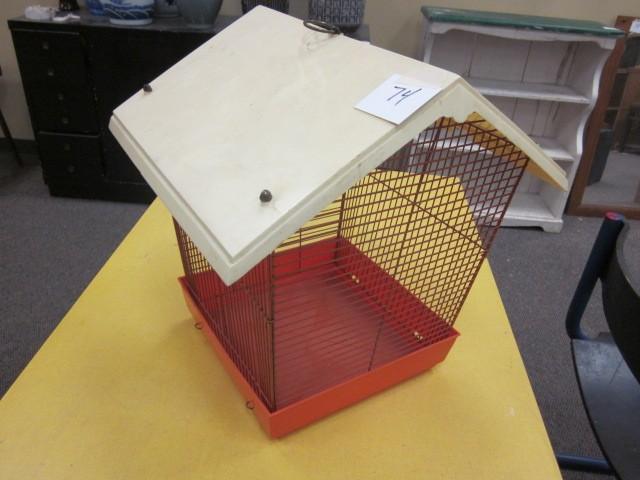 Vintage hanging plastic and metal b...