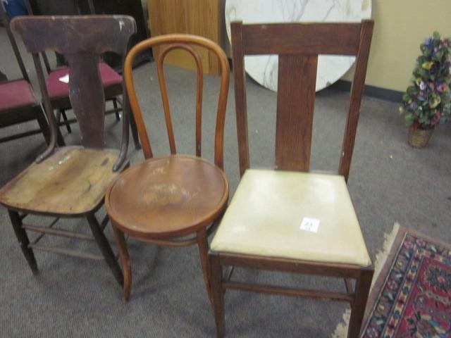 Lot of (3) wooden chairs....