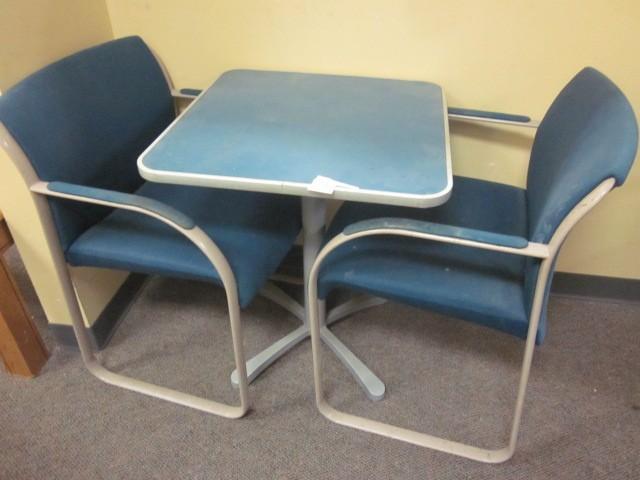 24 in. metal table and chairs. &nbs...