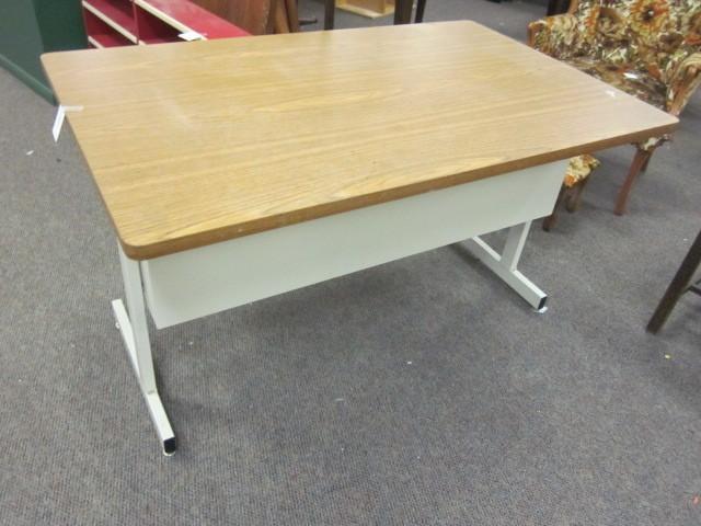 48 in. x 30 in. metal office desk....