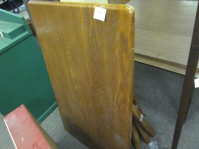 48 in. solid wood table with legs, ...