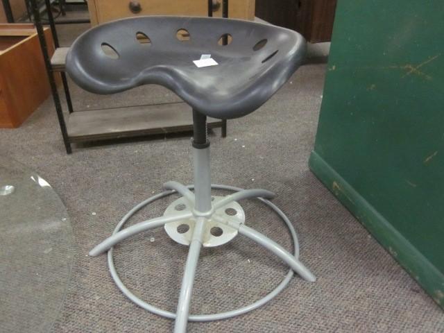 Metal and plastic swivel stool....