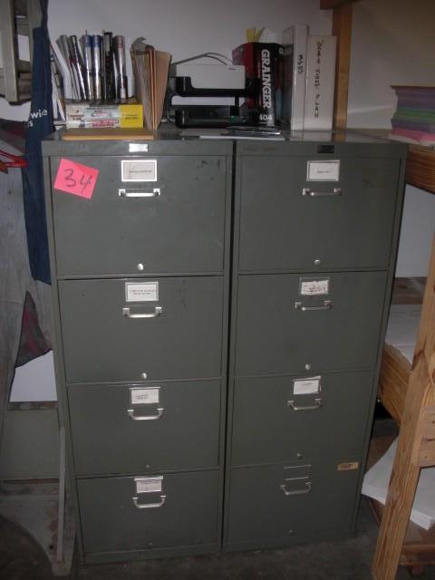 lot 34 image: File Cabinets