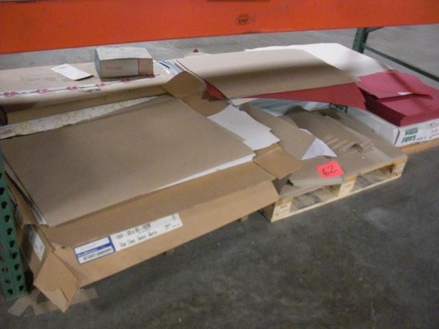lot 62 image: Large sheets of paper