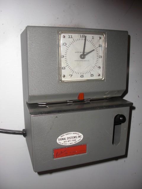 lot 88 image: Time Clock