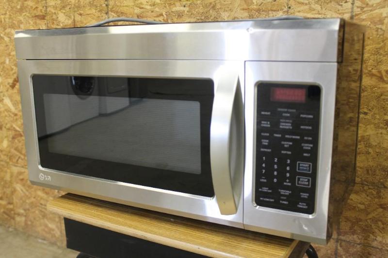 NEW LG 1.8 CU. FT. OVER THE RANGE MICROWAVE OVEN