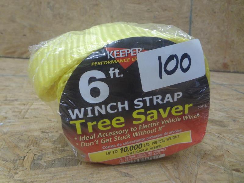 lot 100 image: New Keeper 6ft Winch Strap...