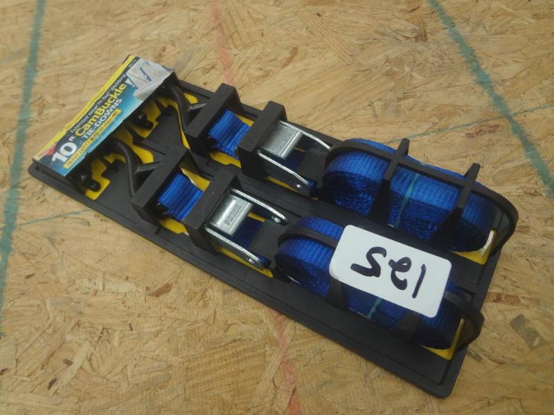 lot 125 image: New Keeper 2-Pack 10ft 400# Straps...