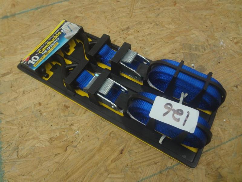 lot 126 image: New Keeper 2-Pack 10ft 400# Straps...