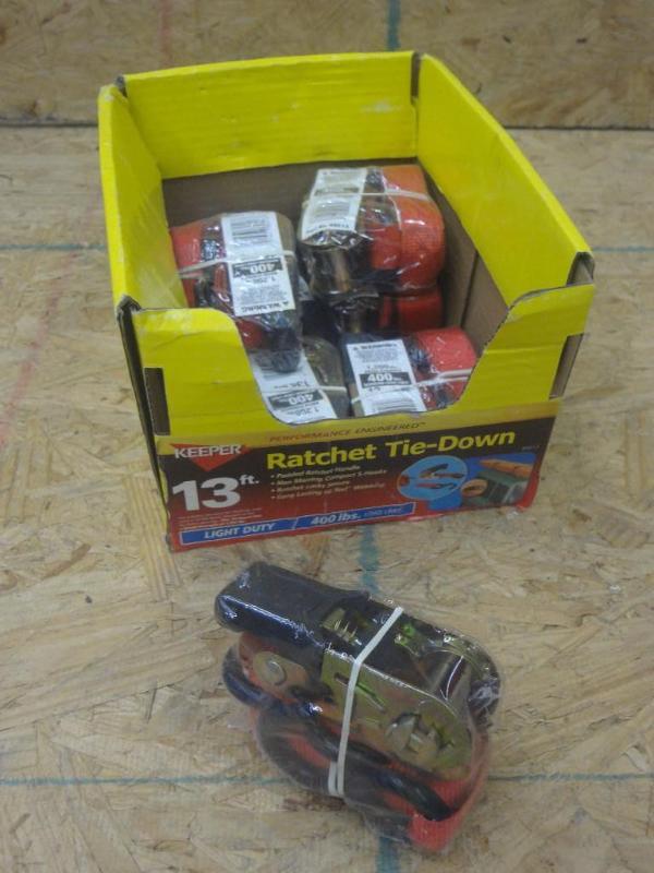 lot 132 image: (7) New Keeper 13ft 400# Ratchet St...