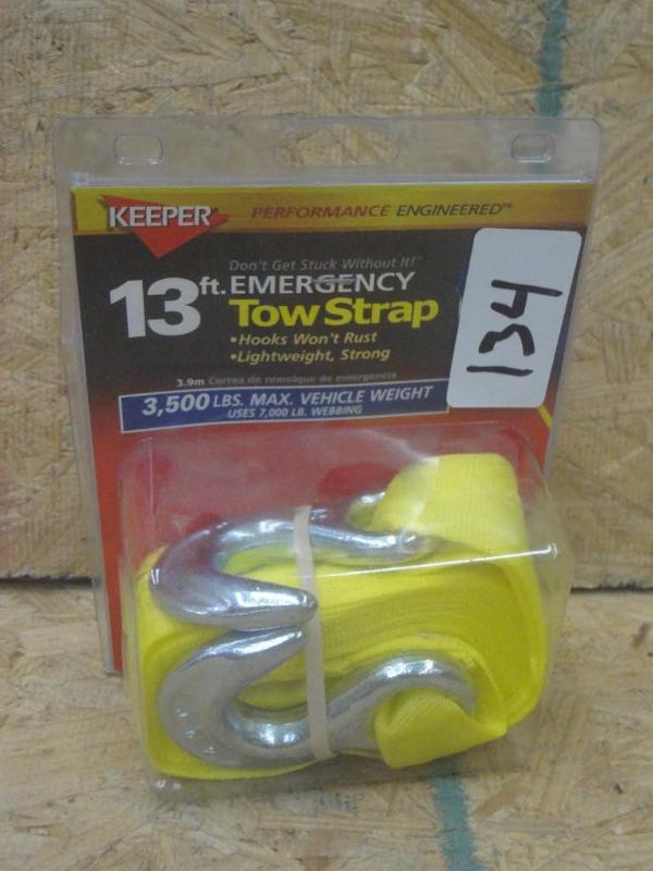 lot 134 image: New Keeper 13ft 3500# Tow Strap...