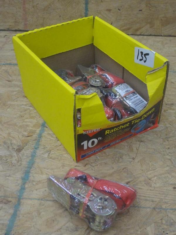 lot 135 image: (6) New Keeper 10ft 400# Ratchet St...