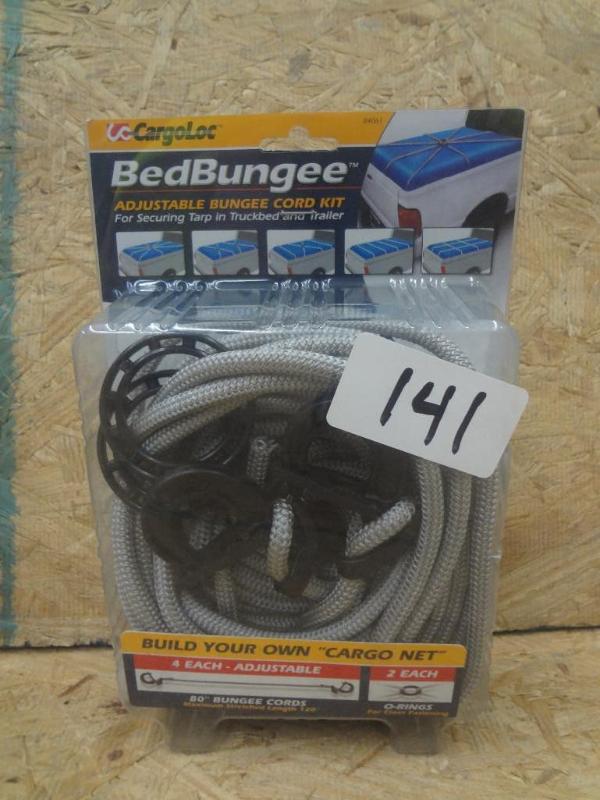 lot 141 image: New 4-Pack Of 80" Bed Bungee C...