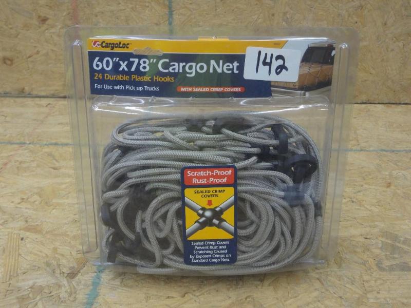 lot 142 image: New 60&quotx78" Cargo Net...