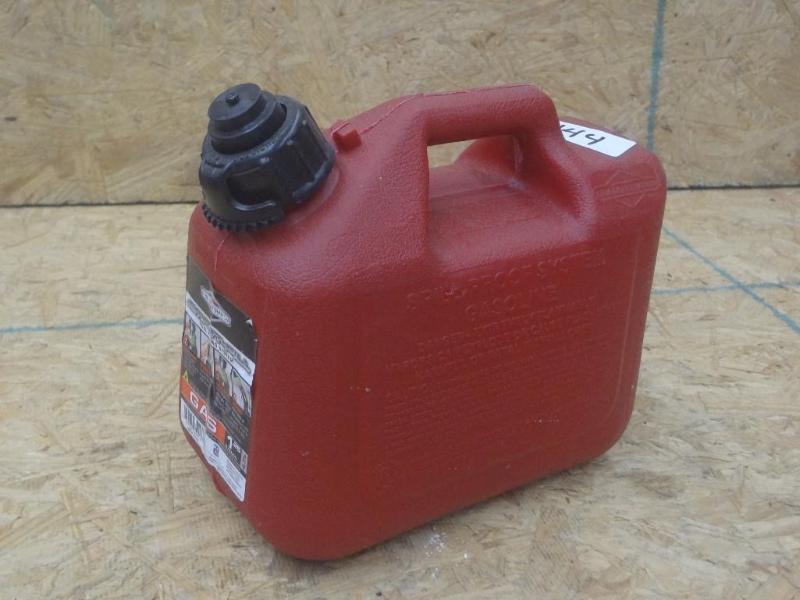 lot 144 image: New 1.25-Gallon Smart Fill Fuel Can...