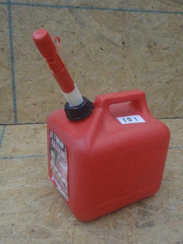lot 151 image: New 2-Gallon Smart Fill Fuel Can...