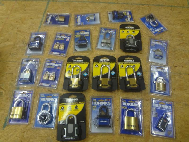 lot 174 image: Huge Lot Of Misc New Brinks Locks...