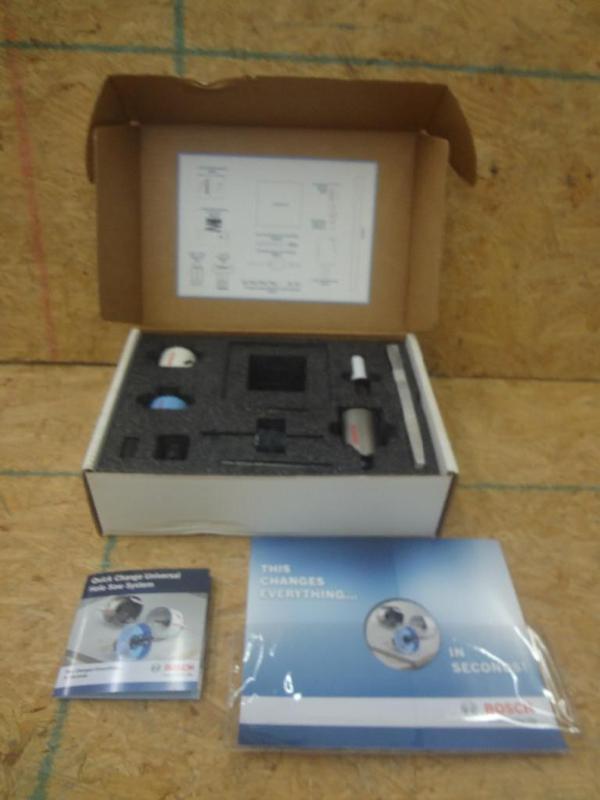 lot 183 image: New Bosch Quick Change Hole Saw Kit...