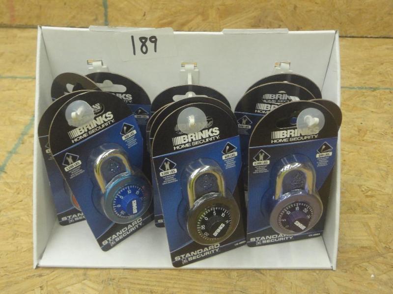lot 189 image: (12) New Brinks Combination Locks...