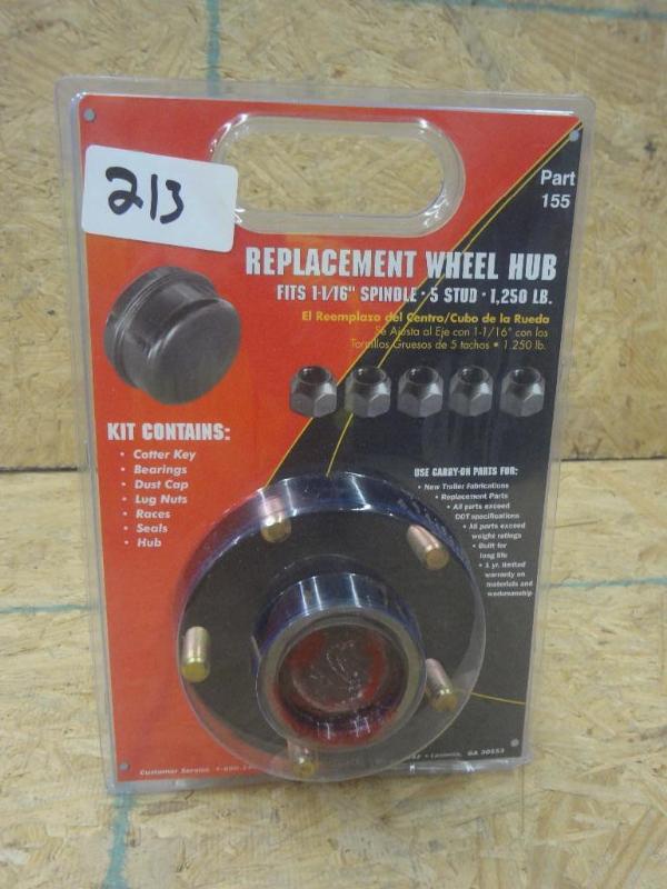 lot 213 image: New 5-Lug 1250# 1 116" Wheel ...