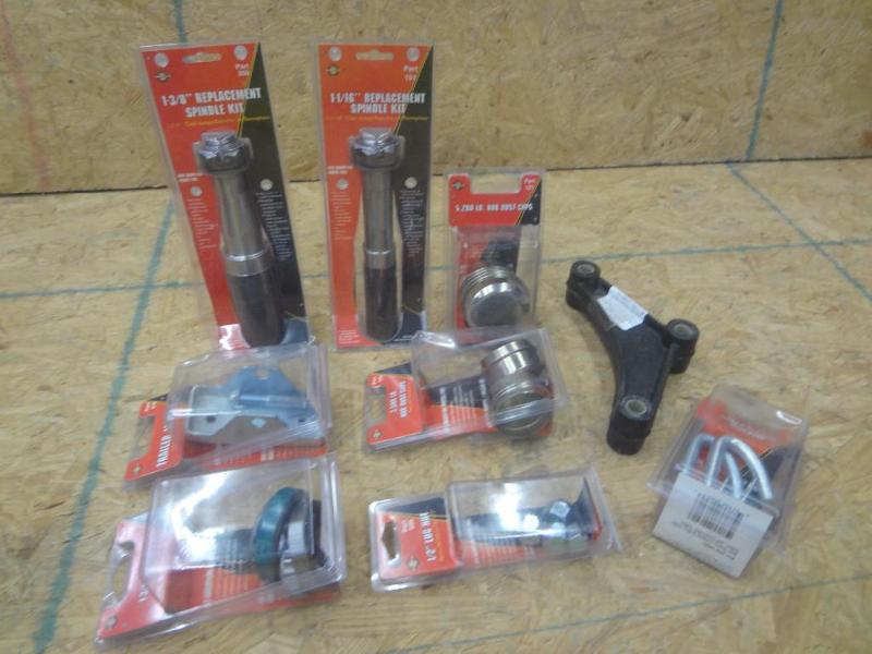 lot 218 image: Box Lot Of New Misc Trailer Accesso...