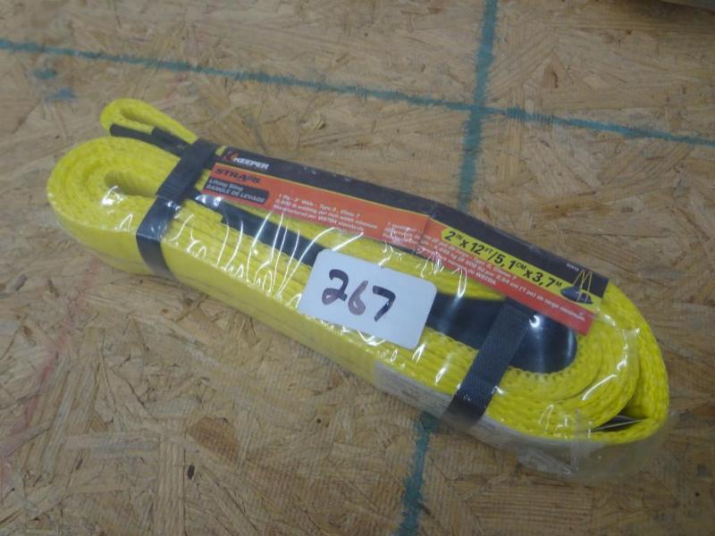 lot 267 image: New Keeper 2&quotx12ft 9800# Lifti...