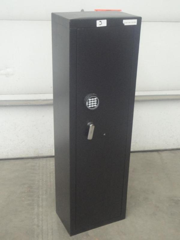 lot 3 image: New Homak 8-Gun Security Cabinet, K...
