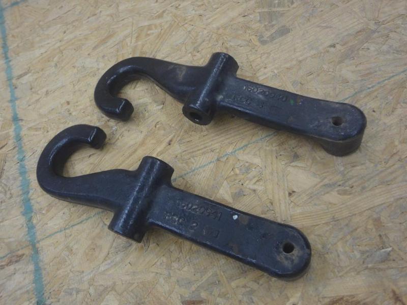 lot 57 image: (2) New Bolt-On Tow Hooks...