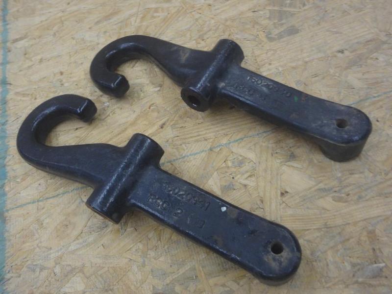 lot 58 image: (2) New Bolt-On Tow Hooks...